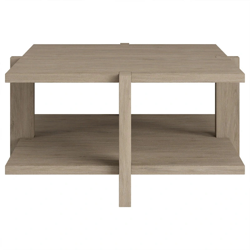 34.66 Inch Square Coffee Table
