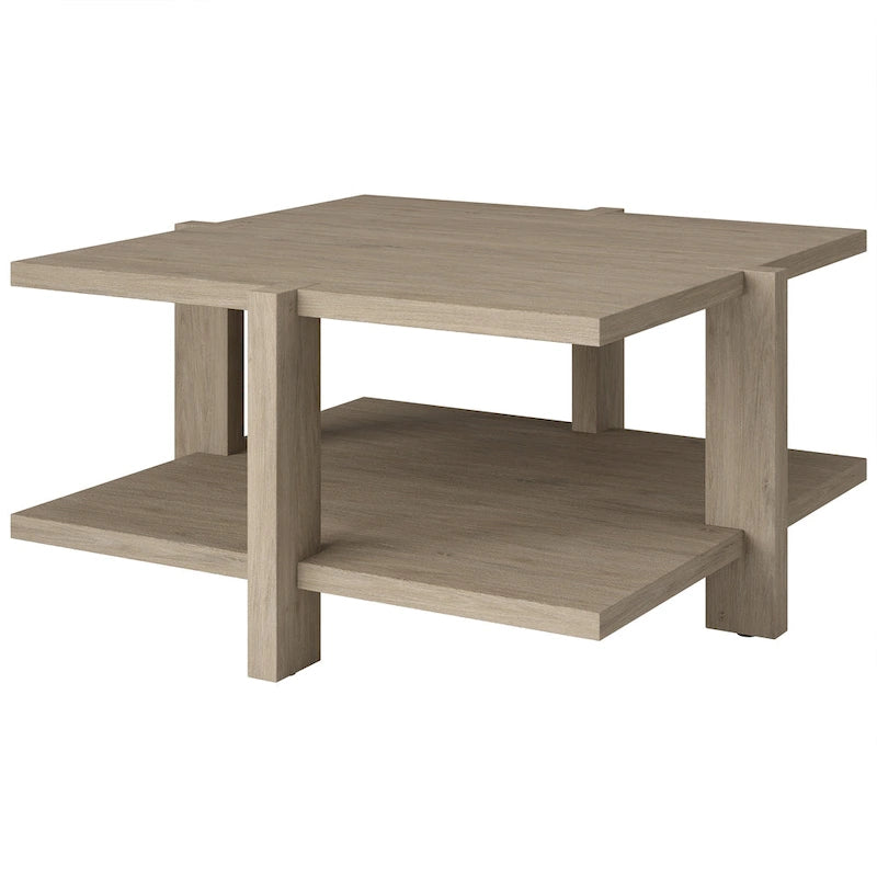 34.66 Inch Square Coffee Table