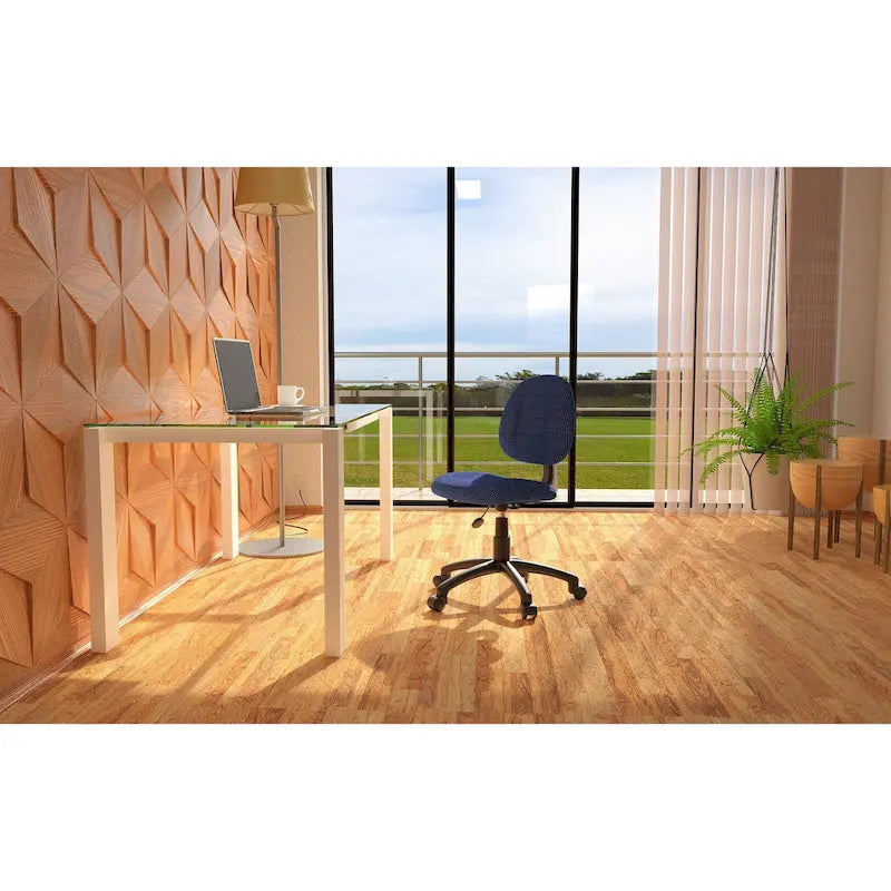Fauteuil de bureau ergonomique en tissu avec soutien lombaire