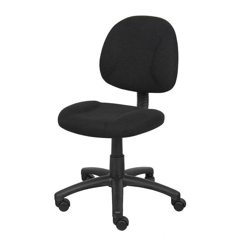 Fauteuil de bureau ergonomique en tissu avec soutien lombaire