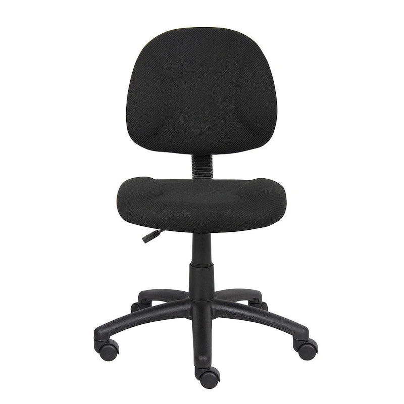 Fauteuil de bureau ergonomique en tissu avec soutien lombaire