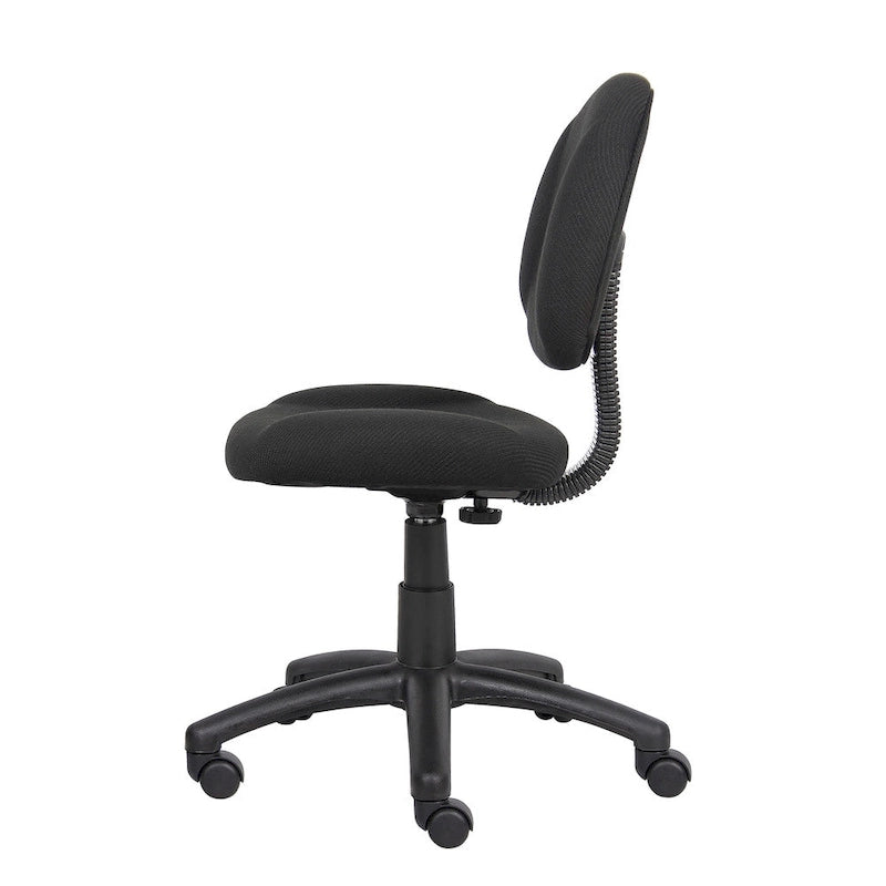 Fauteuil de bureau ergonomique en tissu avec soutien lombaire