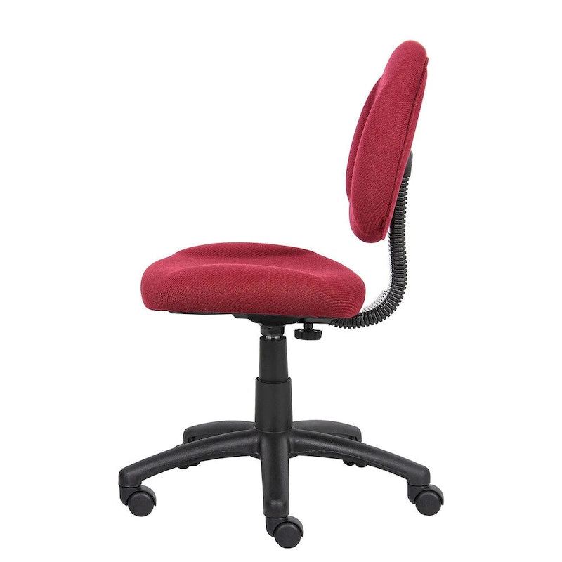 Fauteuil de bureau ergonomique en tissu avec soutien lombaire