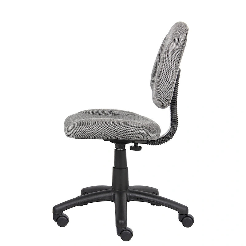 Fauteuil de bureau ergonomique en tissu avec soutien lombaire