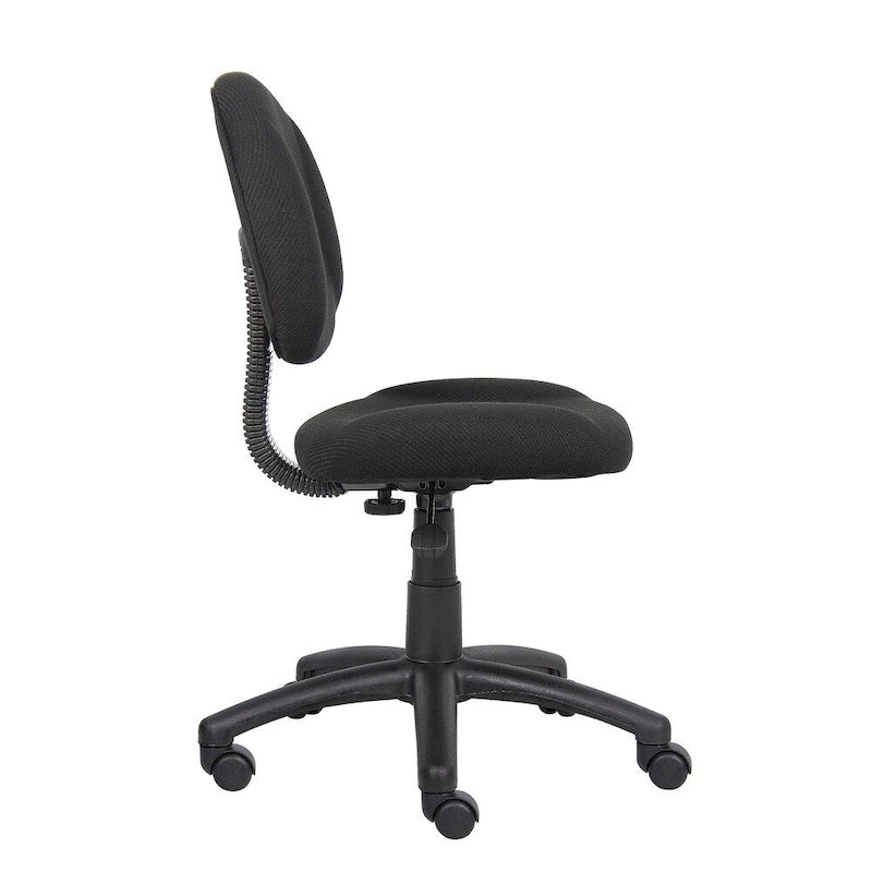 Fauteuil de bureau ergonomique en tissu avec soutien lombaire