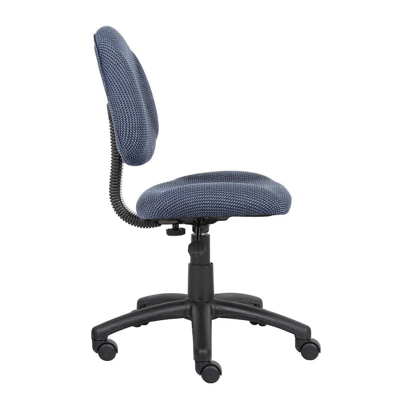 Fauteuil de bureau ergonomique en tissu avec soutien lombaire