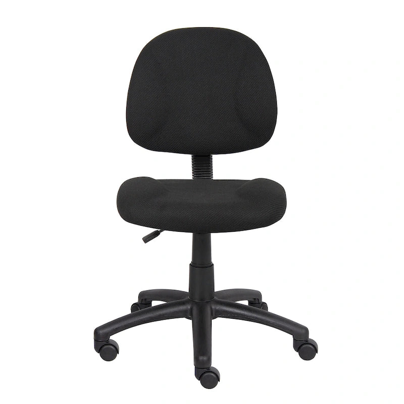 Fauteuil de bureau ergonomique en tissu avec soutien lombaire
