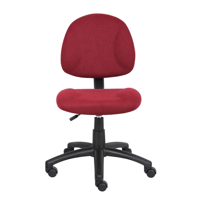Fauteuil de bureau ergonomique en tissu avec soutien lombaire