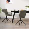 Swivel Dining Chairs - Upholstered Velvet Accent Side Chair, Set of 2, 20.3W x 23.2D x 32.9H