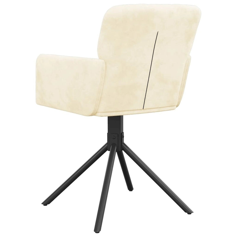 Swivel Dining Chairs - Upholstered Velvet Accent Side Chair, Set of 2, 20.3W x 23.2D x 32.9H