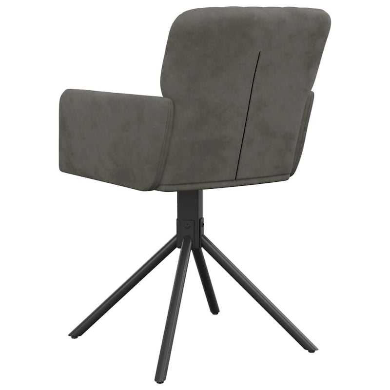 Swivel Dining Chairs - Upholstered Velvet Accent Side Chair, Set of 2, 20.3W x 23.2D x 32.9H