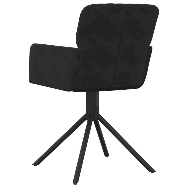 Swivel Dining Chairs - Upholstered Velvet Accent Side Chair, Set of 2, 20.3W x 23.2D x 32.9H