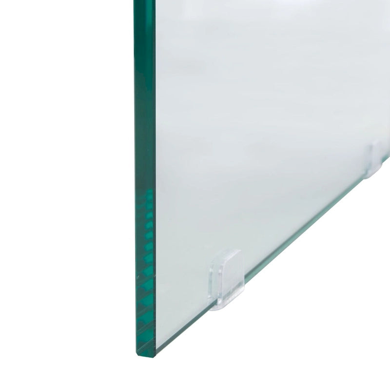Glass Leg Rectangular Coffee Table 43W x 24D x 16H