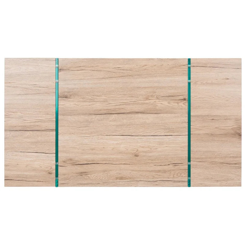 Glass Leg Rectangular Coffee Table 43W x 24D x 16H