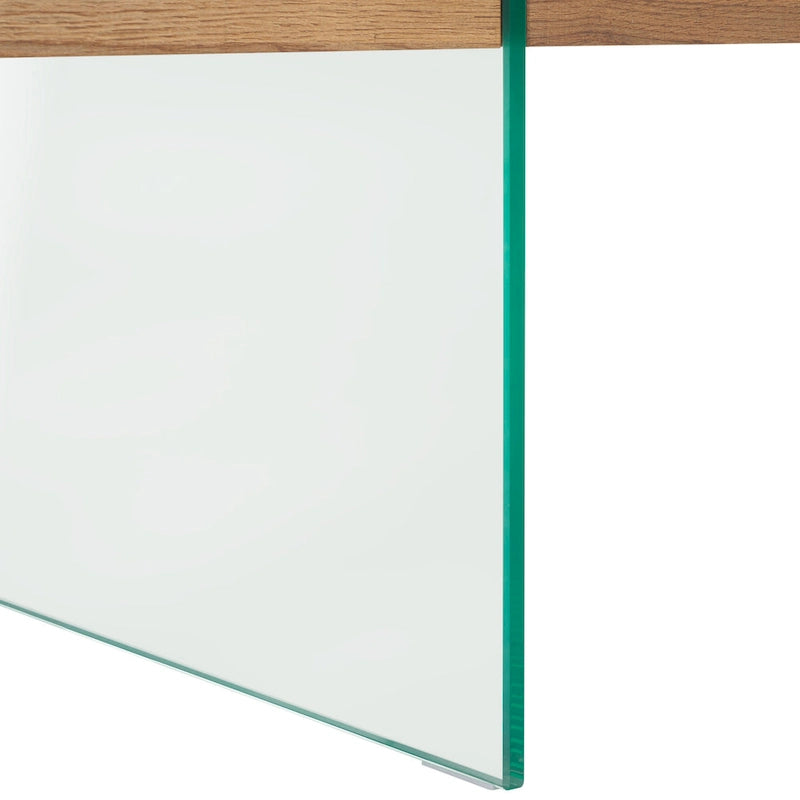 Glass Leg Rectangular Coffee Table 43W x 24D x 16H